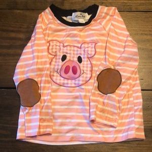 Marie Nicole Toddler Boys Small (2 Years) Piggy Shirt